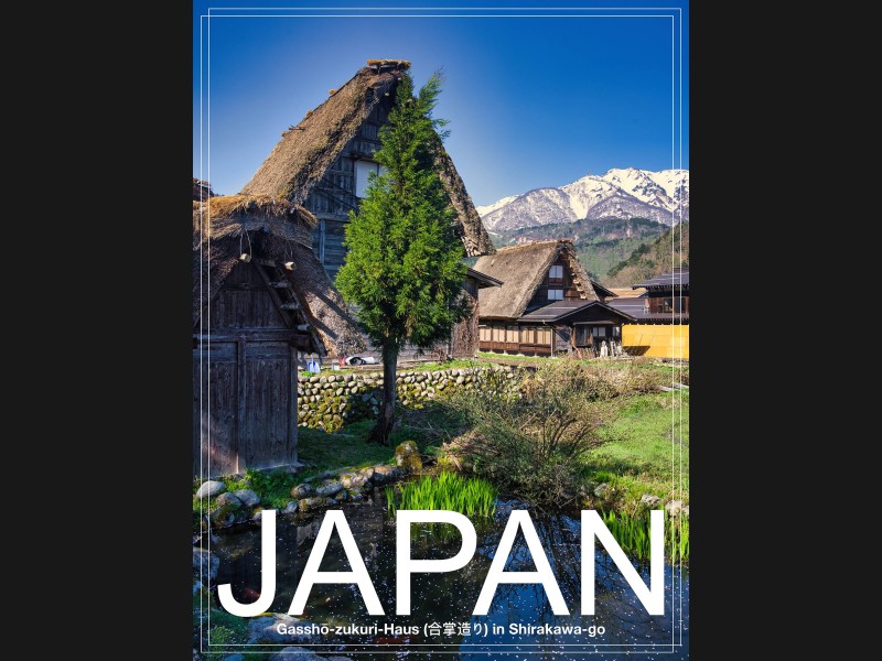 Japan - Gasshō-zukuri-Haus Shirakawa-go